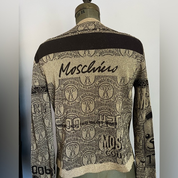 ❤️🔥RARE❤️🔥 Moschino Couture “Credit Card” Cardigan - Authentic Made in Italy - Picture 4 of 16